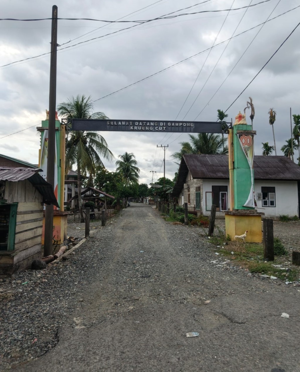 Gerbang Desa Krueng Cut